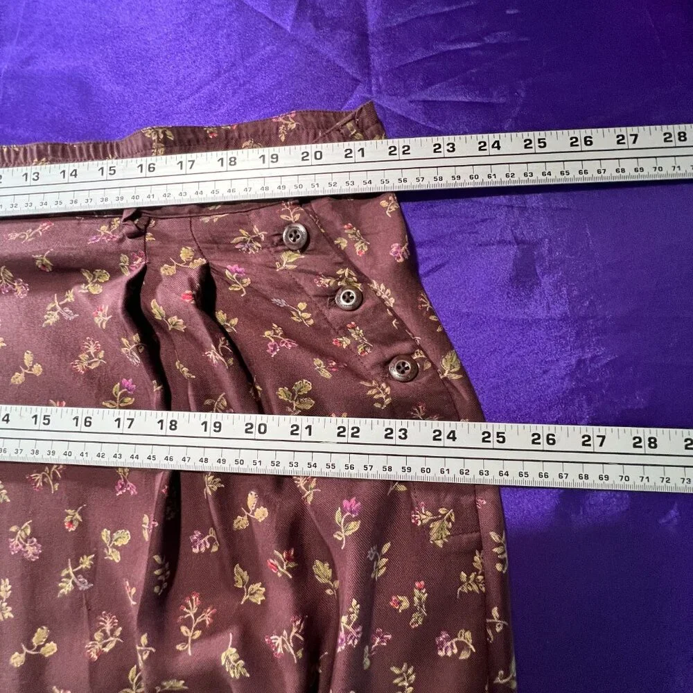 📌Eddie Bauer Floral Maxi Plus Size Rayon Skirt with Pockets - Picture 12 of 15